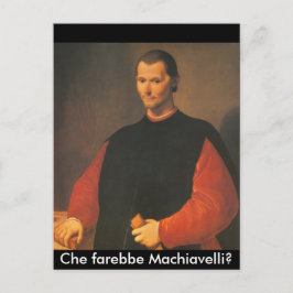 Machiavelli 4 postkarte