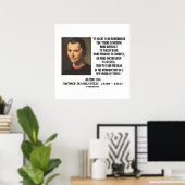 Machiavelli Einführung New Order Things Poster (Heimbüro)