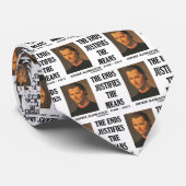 Machiavelli-Enden rechtfertigt das Krawatte (Gerollt)