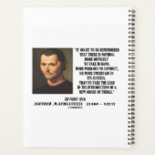 Machiavelli führen Einführung einer neuen Ordnung Planer (Rückseite)