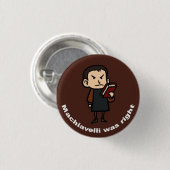 Machiavelli hatte Recht Button (Vorne & Hinten)