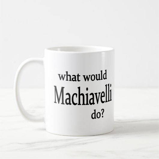 Machiavelli Kaffeetasse (Links)