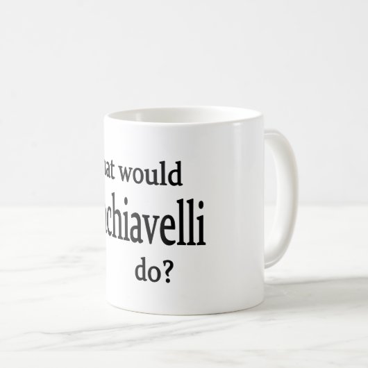 Machiavelli Kaffeetasse (VorderseiteRechts)