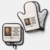 Machiavelli Lead Introduction New Order Of Things Ofenhandschuh & Topflappen-Set (Vorderseite/Rückseite)