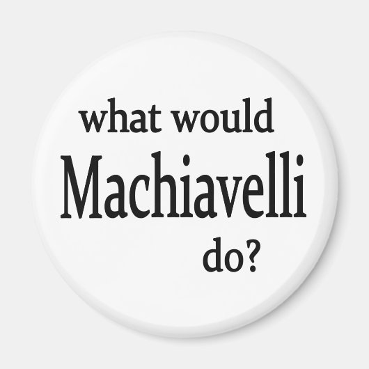 Machiavelli Magnet (Vorne)
