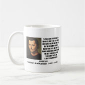 Machiavelli-Prinz Imitate Fox und das Löwe-Zitat Kaffeetasse (Links)