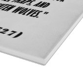 Machiavelli-Prinz Imitate Fox und das Löwe-Zitat Schneidebrett (Ecke)