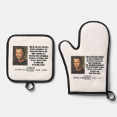 Machiavelli Three Classes Of Intellects Quote Ofenhandschuh & Topflappen-Set (Vorderseite)