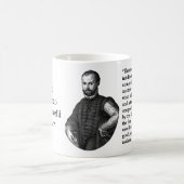 Machiavelli-Zitat über Intellekt Kaffeetasse (Mittel)