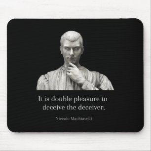 Machiavelli zitiert Kunst des Krieges machiavellis Mousepad