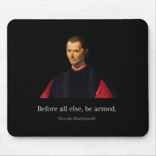 Machiavelli zitiert Kunst des Krieges machiavellis Mousepad