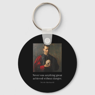 Machiavelli zitiert Kunst des Krieges machiavellis Schlüsselanhänger