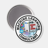 Machine Learning (KI) - Berater Magnet (Vorderseite/Rückseite)