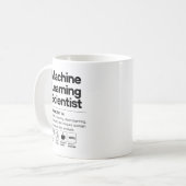Machine Learning Scientist Kaffeetasse (Vorderseite Links)