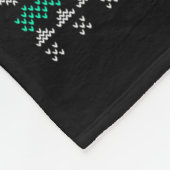 Machine Santa Claus Gun Lover Ugly Christmas Sweat Fleecedecke (Ecke)