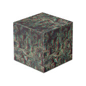 Machine Wood Cube Decor Würfel (Rückseite Schrägansicht)