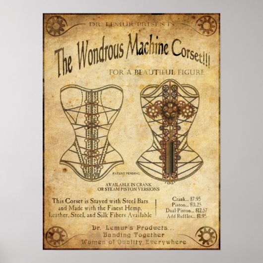 MachineCorset Poster (Vorne)