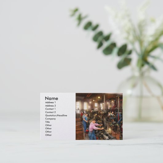 Machinist - Die Meisterklasse 1920 Visitenkarte (Stehend Vorderseite)