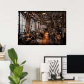Machinist - Eine voll funktionsfähige Maschinenwer Poster (Heimbüro)