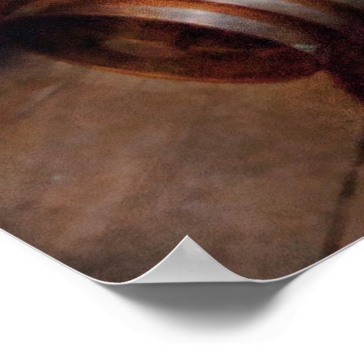 Machinist - Feuerwehr Lathe Poster (Ecke)