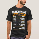 Machinist Gonna G84 bis sie M8 CNC 2 T-Shirt (Vorderseite)