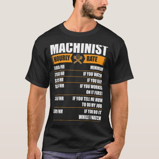 Machinist Gonna G84 bis sie M8 CNC 2 T-Shirt (Vorderseite)