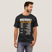 Machinist Gonna G84 bis sie M8 CNC 2 T-Shirt (Vorne ganz)