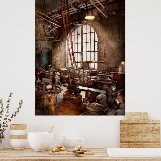 Machinist - ich mag große Werkzeuge Poster (Küche)