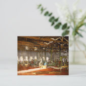 Machinist - Kapitäne des Schiffes 1868 Postkarte (Stehend Vorderseite)