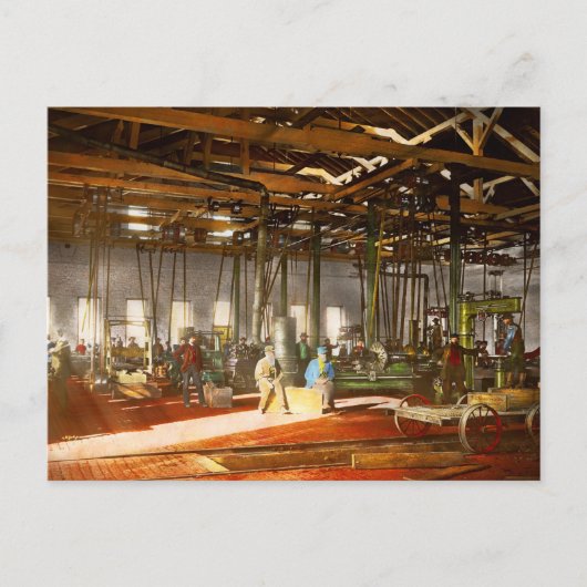 Machinist - Kapitäne des Schiffes 1868 Postkarte (Vorderseite)