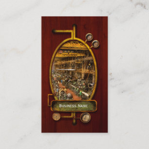 Machinist - Krieg - In der Kanonenfabrik 1917 Visitenkarte