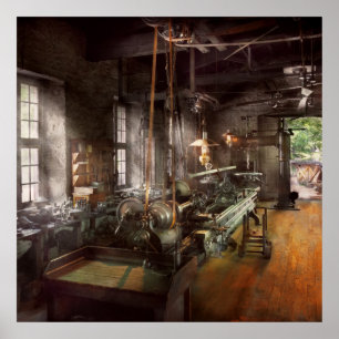 Machinist - Lathe - Eine lange Zeit Poster