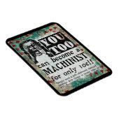 Machinist Magnet - Funny Vintag Retro (Rechte Seite)