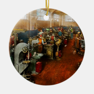 Machinist - Maschinenisten in der Ausbildung 1918 Keramik Ornament