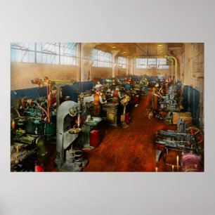 Machinist - Maschinenisten in der Ausbildung 1918 Poster