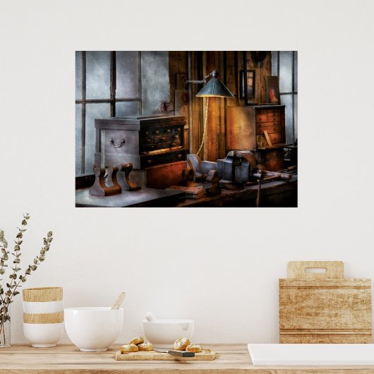 Machinist - Meine Workstation Poster (Küche)