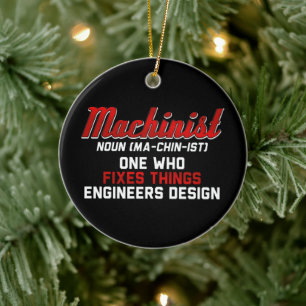 Machinist Noun Machinist bedeutet Ingenieur Gesche Keramik Ornament