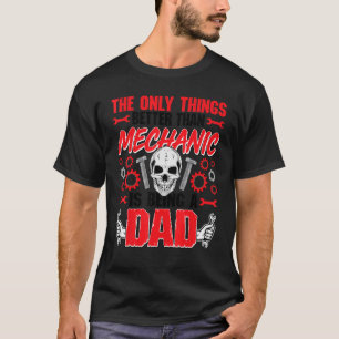Machinist Papa besser als Mechanik ist da T-Shirt