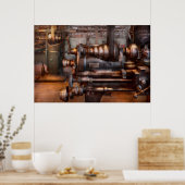 Machinist - Steampunk - 5-Gang-Halbautomat Poster (Küche)