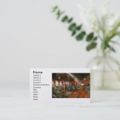 Machinist - Teile 1905 abpumpen Visitenkarte (Stehend Vorderseite)