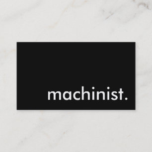 Machinist. Visitenkarte
