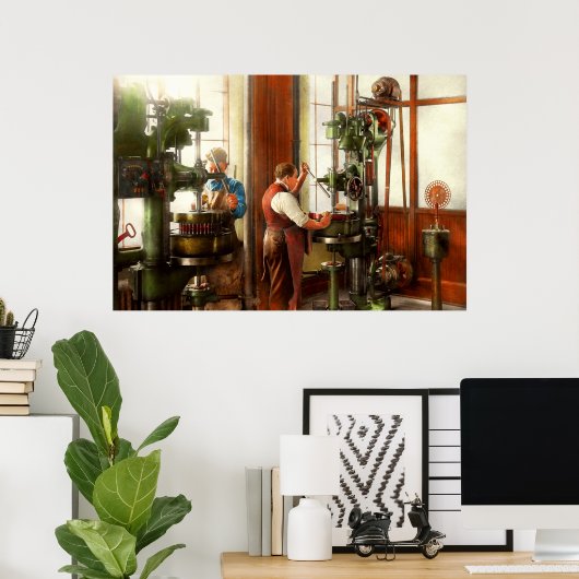 Machinist - wenn Präzision zählt 1919 Poster (Heimbüro)