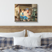 Machinist - Zeit mit Opa 1921 verbringen Leinwanddruck (Insitu (Schlafzimmer))