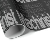 Machinistin Geschenkpapier (Rolleneckpunkt)