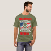Machinistisch-amerikanisches Flag-Machinist-T-Shir T-Shirt (Vorne ganz)