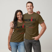 Machinistisch-lustige Wörterbuchdefinition T-Shirt (Unisex)