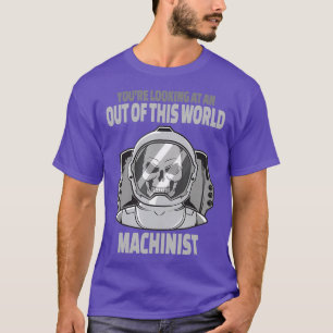 Machinistische Wissenschaft Lover Cooler Astronaut T-Shirt