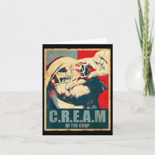 Macho Cream of Crop Oh ja Retro lustig Vintag Karte