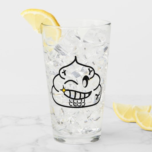 Macho Kackte - Brootsch the PooPoo Glas (Vorderseite Ice)