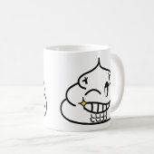 Macho Kackte - Brootsch the PooPoo Kaffeetasse (VorderseiteRechts)
